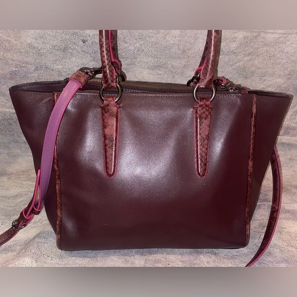 Coach Burgundy Crossbody Bag - Picture 4 of 11